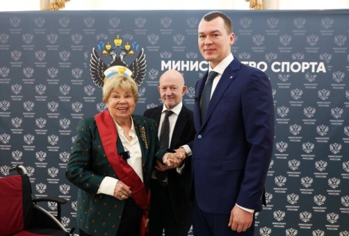 Лариса Латынина награждена орденом   «За заслуги перед Отечеством»  I степени