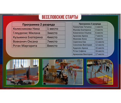 Областные соревнования по спортивной гимнастике, посвященные памяти К.А.Веселова 05-09 апреля 2023г.